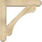 Ekena Millwork Legacy Craftsman Rough Sawn Bracket w/ Offset Brace, Douglas Fir, 6"W x 28"D x 28"H BKT0604X28X28LEC04RDF - alternate 3
